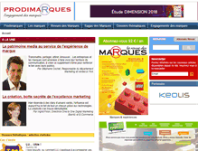 Tablet Screenshot of prodimarques.com